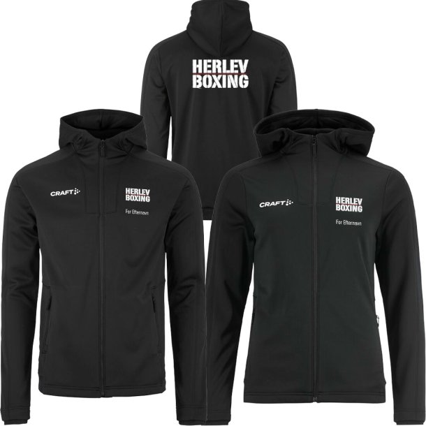 Herlev Boxing tr�ningsjakke FZ m/h�tte Evolve 2.0 - dame/herre
