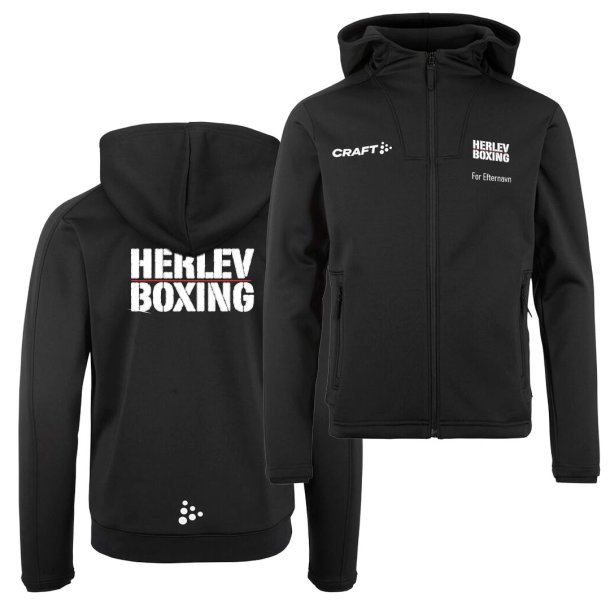 Herlev Boxing tr�ningsjakke FZ m/h�tte Evolve 2.0 - junior