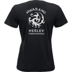 Herlev Hwarang t-shirt New Classic sort - dame