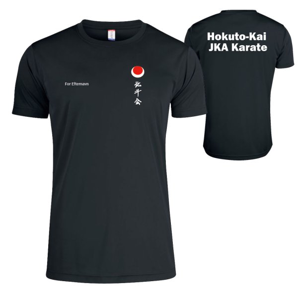 Hokuto-Kai t-shirt Basic Active dryfit tekst - junior