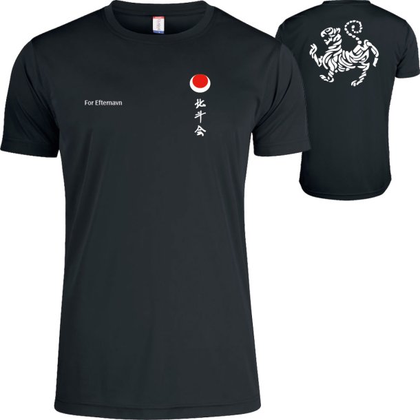 Hokuto-Kai t-shirt Basic Active dryfit tiger - herre