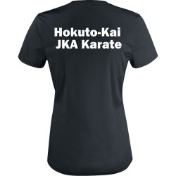 Hokuto-Kai t-shirt Basic Active dryfit tekst - dame
