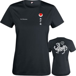 Hokuto-Kai t-shirt Basic Active dryfit tiger - dame