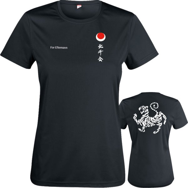 Hokuto-Kai t-shirt Basic Active dryfit tiger - dame