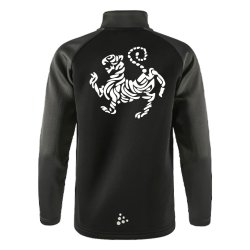 Hokuto-Kai tr�ningsjakke broderet tiger - junior