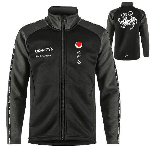 Hokuto-Kai tr�ningsjakke broderet tiger - junior
