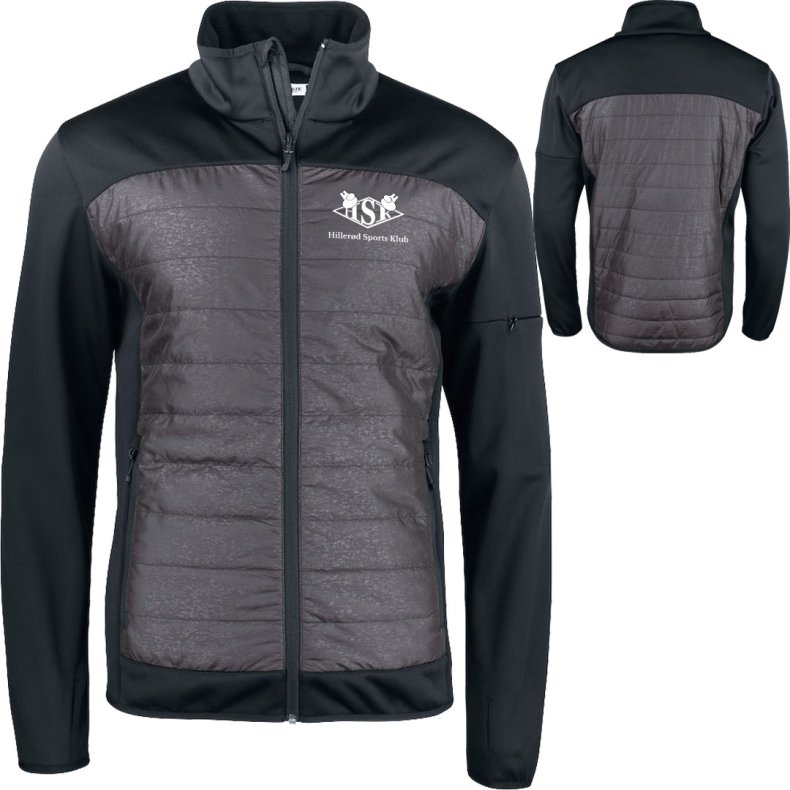 HSK fleece jakke Custer m/refleks - herre
