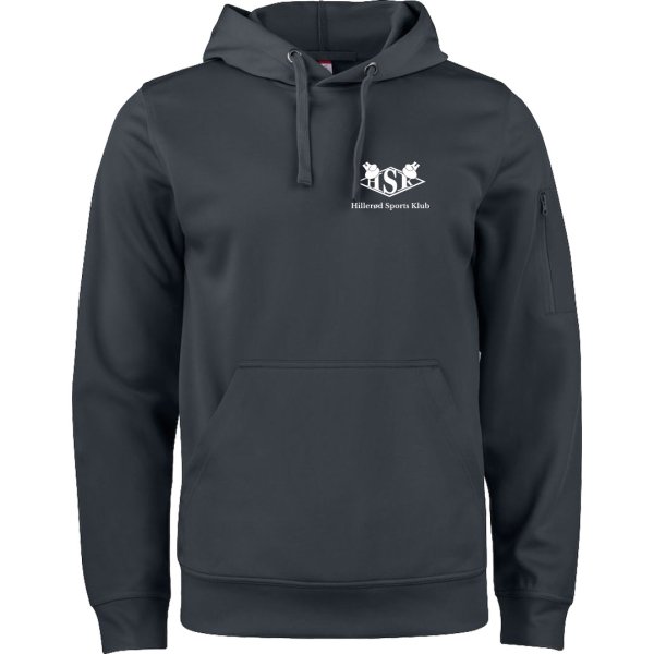 HSK h�ttetr�je Basic Active sort m/hvid - unisex