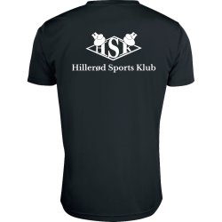 HSK t-shirt Basic Active dryfit sort m/hvid - herre