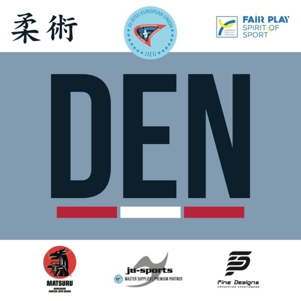 Rygnummer JJEU Danmark - DEN