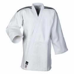 Judo gi Champion III Regular-Fit - hvid/sort