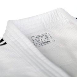 Judo gi Champion III Regular-Fit - hvid/sort
