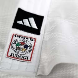 Judo gi Champion III Regular-Fit - hvid/sort