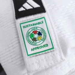Judo gi Champion III Regular-Fit - hvid/sort