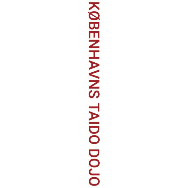 Taido K�benhavn �rmelogo - venstre