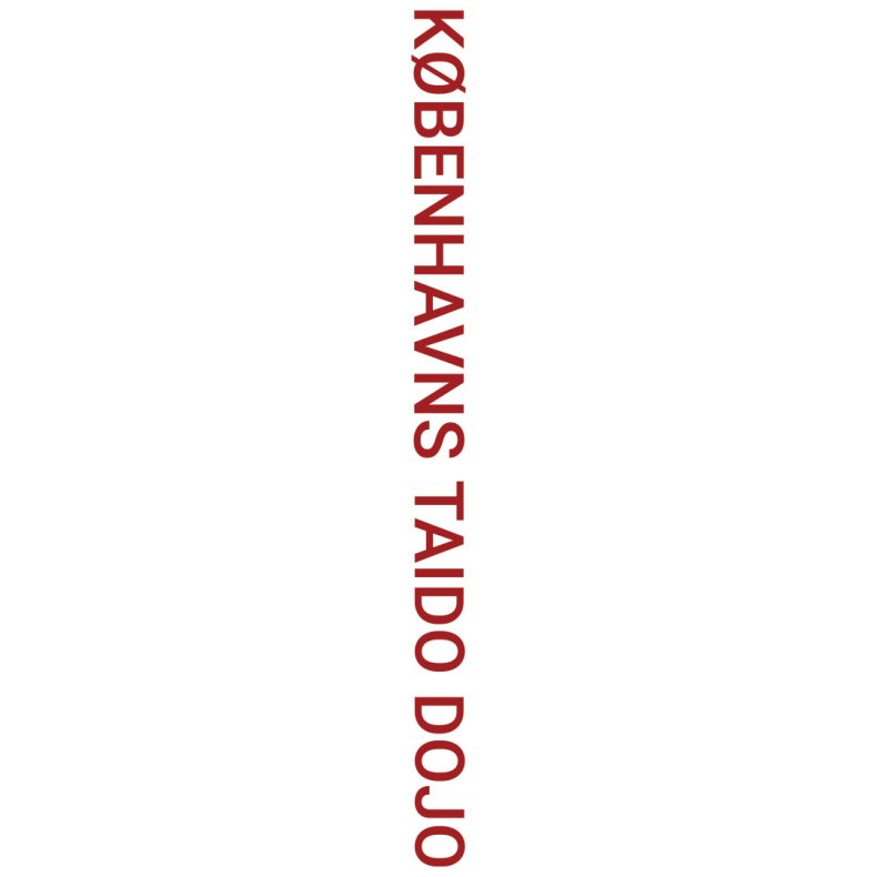 Taido K�benhavn �rmelogo - venstre