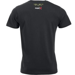 Krav Maga t-shirt m/camouflage tryk unisex - sort