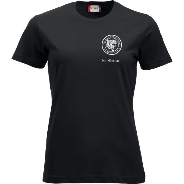 Team Odense t-shirt New Classic sort - dame