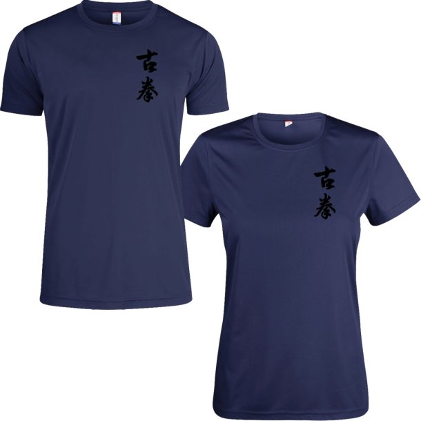 Gu Quan t-shirt Basic Active navy - dame &amp; herre