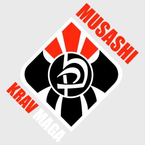 Musashi tryk - brystlogo Krav Maga