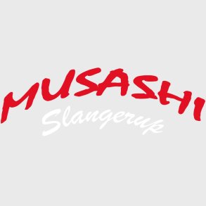 Musashi tryk - ryglogo Slangerup
