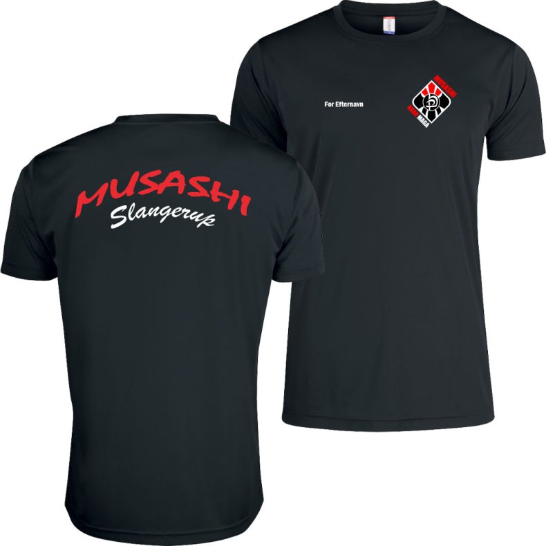 Musashi Slangerup Krav Maga t-shirt Basic Active - dame/herre
