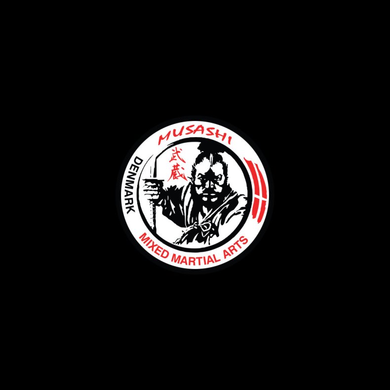 Musashi Slangerup MMA brystlogo - tryk