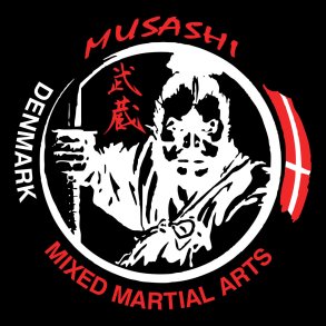Musashi Slangerup MMA ryglogo - tryk