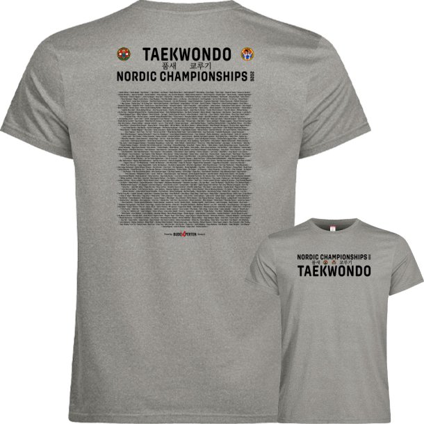 Nordic Championship 2026 t-shirt med stort logo - junior