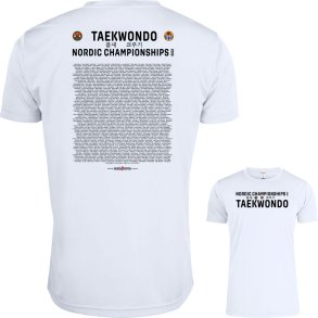 Nordic Championship 2026 t-shirt med stort logo - junior