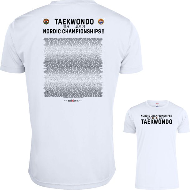 Nordic Championship 2026 t-shirt med stort logo - dame / herre
