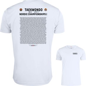 Nordic Championship 2026 t-shirt med lille logo - dame / herre
