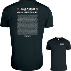 Nordic Championship 2026 t-shirt med lille logo - dame / herre