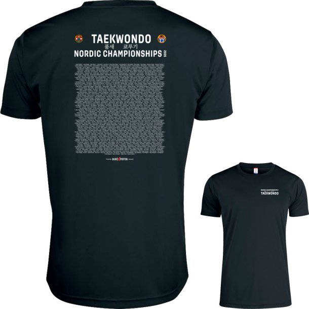Nordic Championship 2026 t-shirt med lille logo - dame / herre