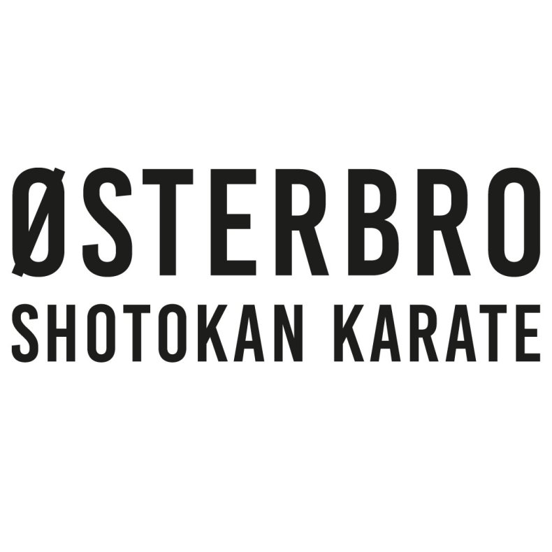 �sterbro Shotokan ryglogo - sort