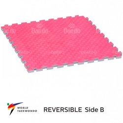 Daedo Puzzlemtte WT vendbar - rd/bl