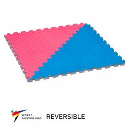 Daedo Puzzlemtte WT octagon - rd/bl