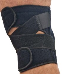 Knbind med hul ved kn - justerbar