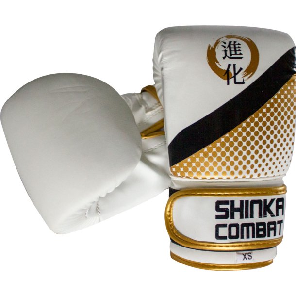 Shinka Combat skhandsker - hvid/guld