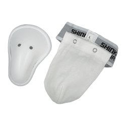 Skridtbeskytter standard - hvid