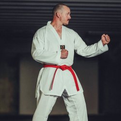 Dobok Jeonmun - hvid krave