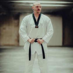 Dobok Jeonmun - sort krave