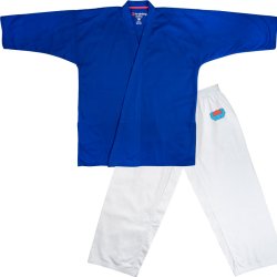 Sim Uu dobok Training - bl�/hvid