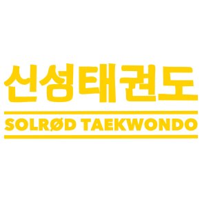 Solr�d Taekwondo ryg - brodering