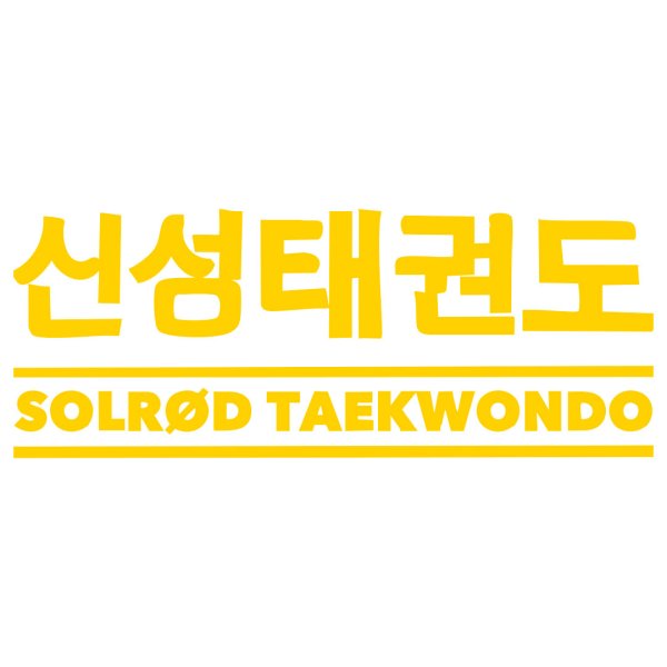 Solr�d Taekwondo ryglogo - brodering