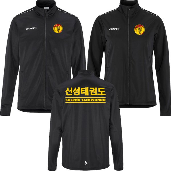 Solr�d TKD tr�ningsjakke Squad Go FZ - dame/herre