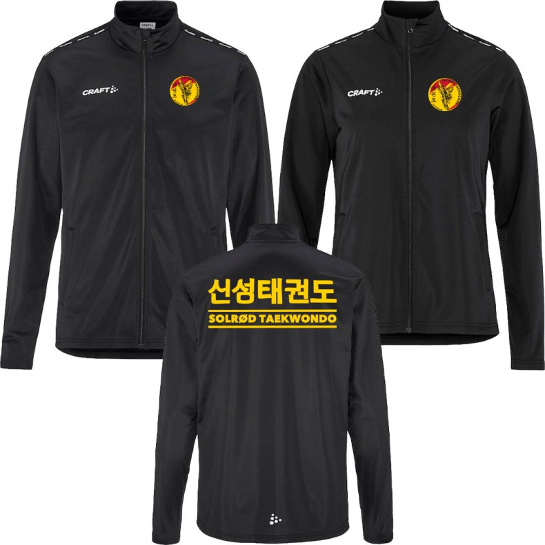 Solr�d TKD tr�ningsjakke Squad Go FZ - dame/herre