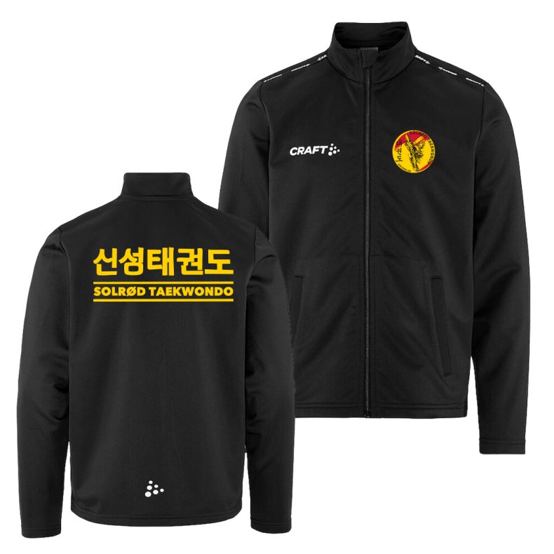 Solr�d TKD tr�ningsjakke Squad Go FZ - junior