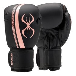 Boksehandsker Aurora - sort/peach