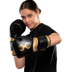 Boksehandsker Viper X - sort/guld